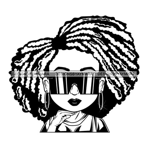 afro lili black girl woman glamour hoop earrings sunglasses queen drea designsbyaymara