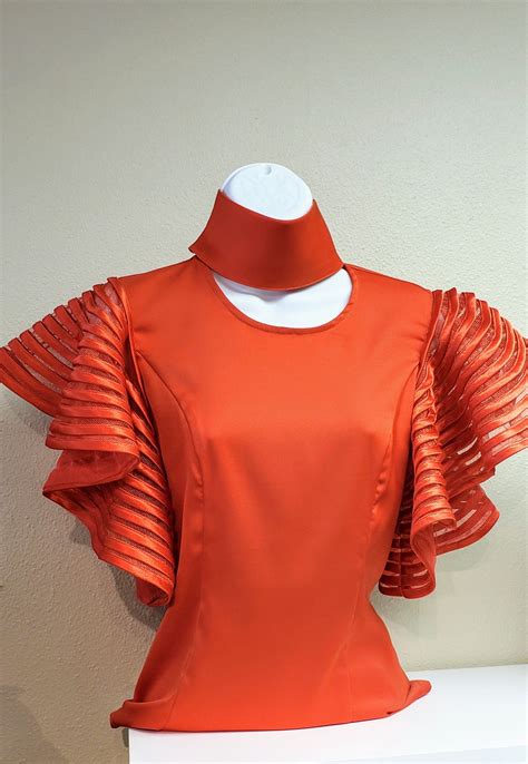 Butterfly Sleeve Top Sleeves In 2019 Blouse Designs Sleeves