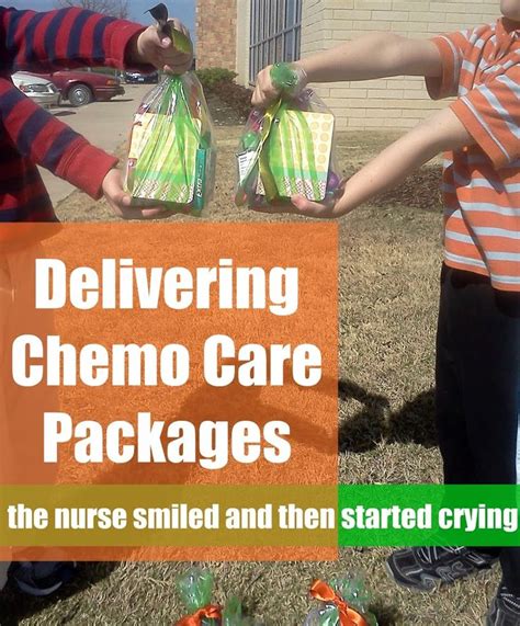 Service Project For Kids Delivering Chemo Care Packages Pennies Of