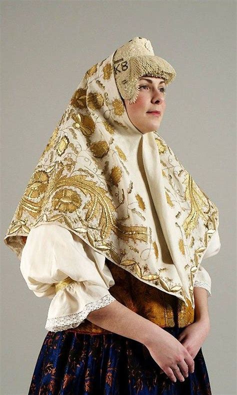 festive head wear of a married woman from kargopol region olonetsk province russia kokoshnik