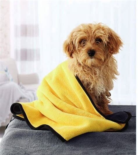 Ultra Absorbent Quick Dry Microfiber Pet Bath Towel 50cm100cm Petzo