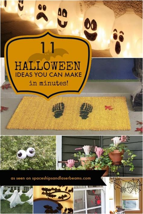 See more ideas about halloween decorations, halloween, homemade halloween decorations. 11 Halloween Decorations You Can Make in Minutes ...