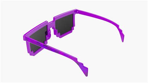 3d Pixel Style Sunglasses Model Turbosquid 1960418