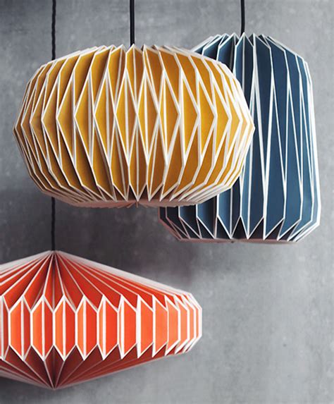 Origami Light Shades: Geometric Paper Lamp Shades