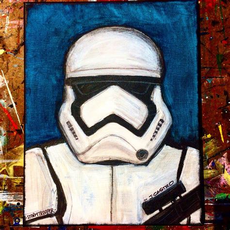 Captivating Star Wars Stormtrooper Painting