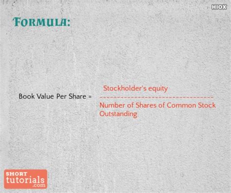 It's important for investors to know how to calculate the market price per share. How to calculate book value per share of preferred stock ...