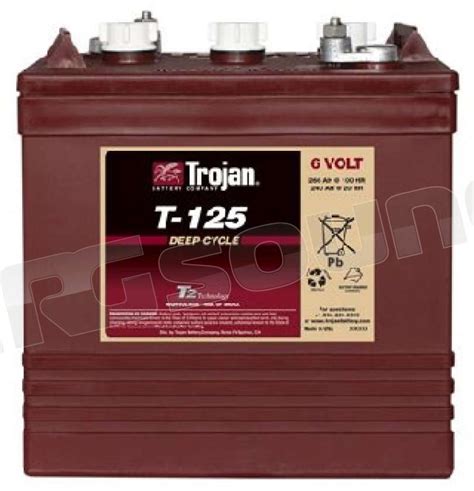Trojan T 125 6v Deep Cycle Batterie Per Avviamento E Servizi Batte