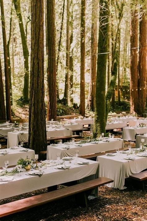 24 Stunning Woodland And Forest Wedding Reception Ideas Oh The Wedding Day