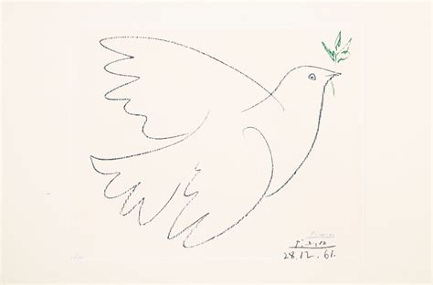 Pablo Picasso Dove Of Peace 1961 Artsy