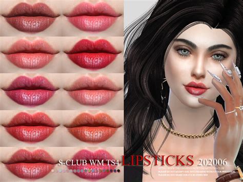 S Club Wm Ts4 Lipstick 202006 The Sims 4 Catalog