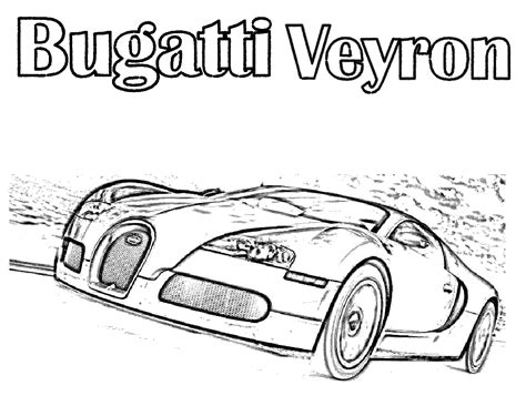 Free Printable Bugatti Coloring Pages For Kids