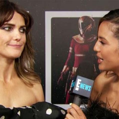 Watch Keri Russell Stay Tight Lipped About Star Wars E Online