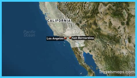 Map Of San Bernardino California Travelsmapscom