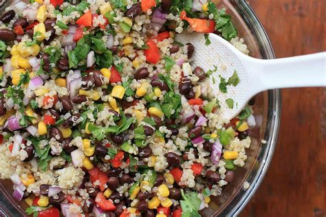 Colorful Quinoa Black Bean And Corn Salad Girl Cooks World
