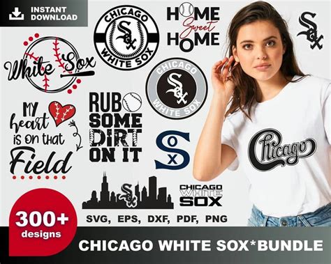 Top 300 Chicago White Sox SVGs MLB Team Sport Graphics