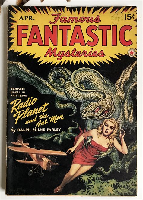 Vintage 1942 Pulp Magazine Fantastic Mysteries Book Stories Etsy