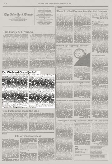 Opinion Do We Need Grand Juries The New York Times