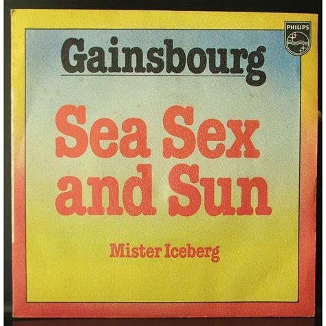 Sea Sex And Sun By Serge Gainsbourg Sp With Soulvintage59 Ref115936558
