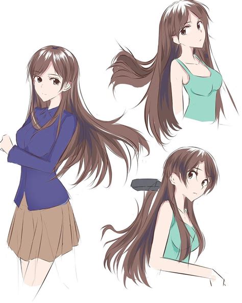 Top More Than Anime Girl Hairstyles Long Best Ceg Edu Vn