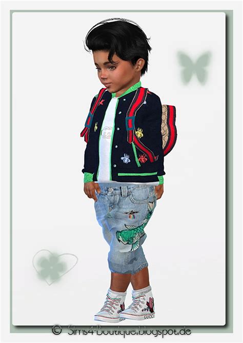 Designer Outfit For Toddler Girls And Boys At Sims4 Boutique