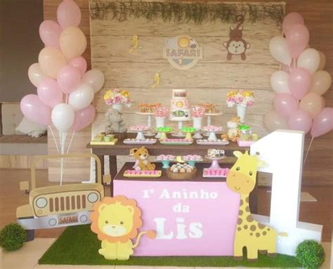 Aluguel Decoração Festa Safari Baby Cha De Bebe 1 Ano Elo7