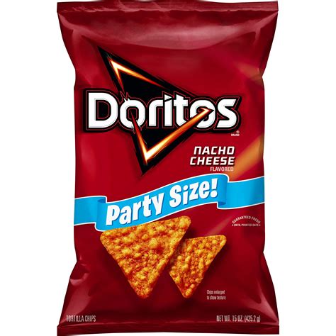 Buy Doritos Nacho Cheese Flavored Tortilla Chips, Party Size! (15 Ounce