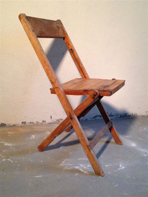 Shop with afterpay on eligible items. Wooden Folding Chair From Veterans Stadium | Etsy | Wooden ...