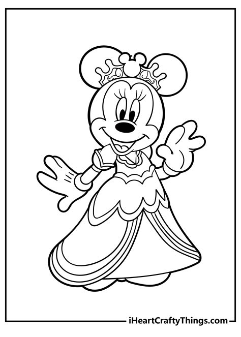 Free Minnie Mouse Printable Coloring Pages Printable Form Templates