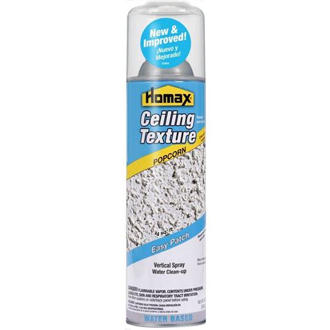 Homax 14 Oz Ceiling Popcorn Easy Patch Spray Texture 4094 The Home Depot