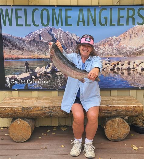 Convict Lake Fish Report Mammoth Lakes CA Mono County