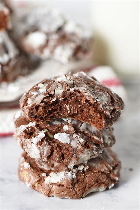 Make The Best Chocolate Crinkle Cookies Ever Made With Cocoa Powder