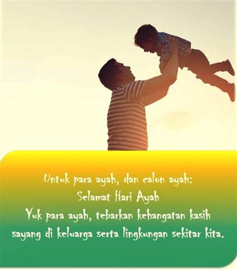 Gambar Ucapan Selamat Hari Ayah Nasional Terbaik 12 November Cocok Buat