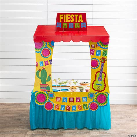 Fiesta Tabletop Hut Decorating Kit With Frame 2 Pc Oriental Trading