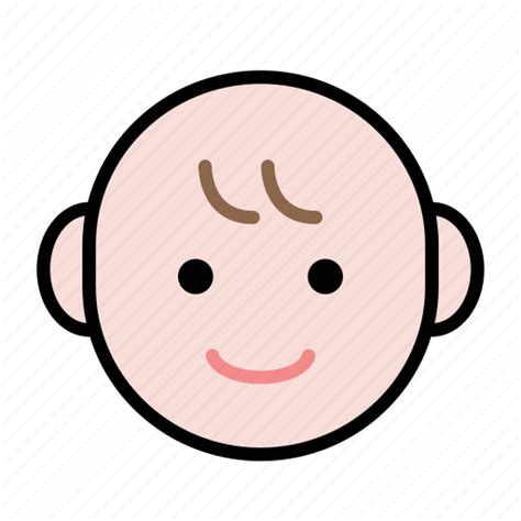Baby Emoji Happy Human Face Icon Download On Iconfinder