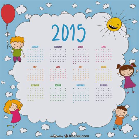 Calendarios Infantiles Para Imprimir ¡divertidos Y Educativos