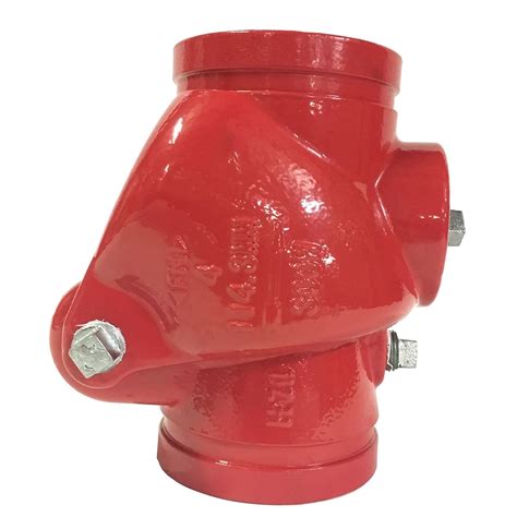 Fire Protection Grooved Check Valve 2 Ductile Iron Red Argcocom