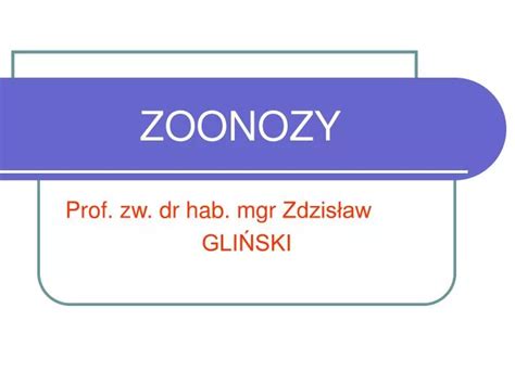 Ppt Zoonozy Powerpoint Presentation Free Download Id894652
