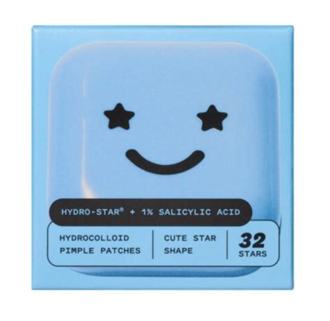Starface Hydro Stars Hydrocolloid Salicylic Pimple Patches 32ct Compact