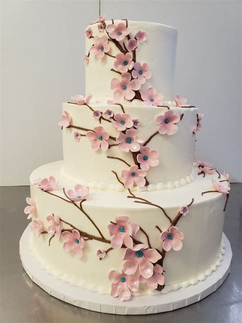 Cherry Blossom Wedding Cake By Maggie Cherry Blossom Wedding Cake Cherry Blossom Cake