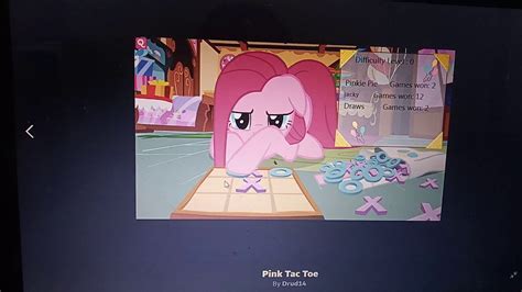 Pinkie Pie Piangeva Pink Tac Toe Youtube