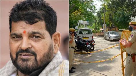 Sexual Harassment Complaints Delhi Police Reach Brij Bhushan Singhs Residence Recorded