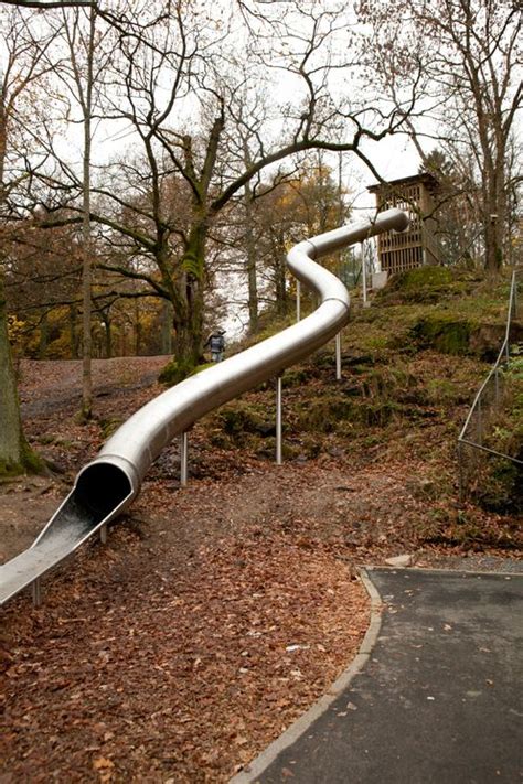 Tunnel Slide At Plitka Park Which Is Also Home To The Monstrum Whale