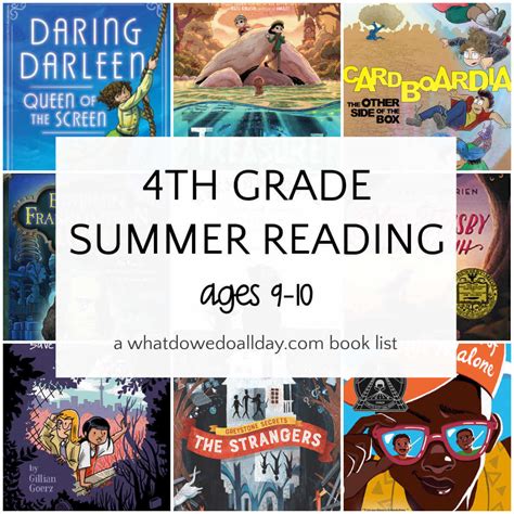 4th Grade Summer Reading List 2022