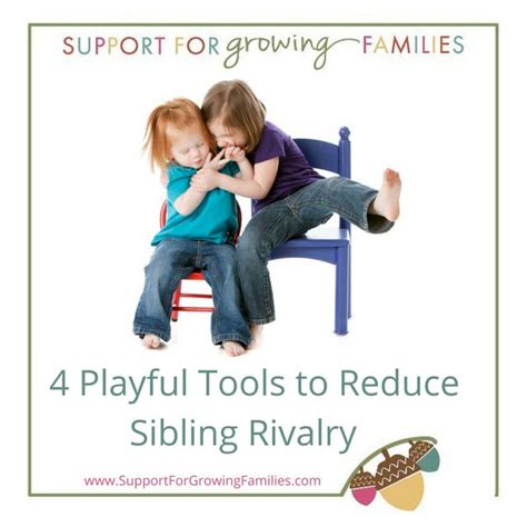 4 Playful Tools To Reduce Sibling Rivalry Catherine Fischer Ma