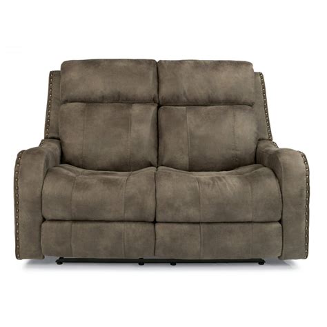 Flexsteel Furniture 1418 60ph Springfield Fabric Power Reclining
