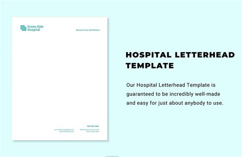 Hospital Letterhead Template In Indesign Word Illustrator Psd Pages