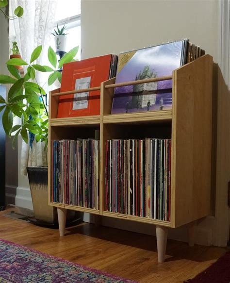 Scandinavian Vinyl Cabinet Album Storage Cabinet Lp Stand Vinyl