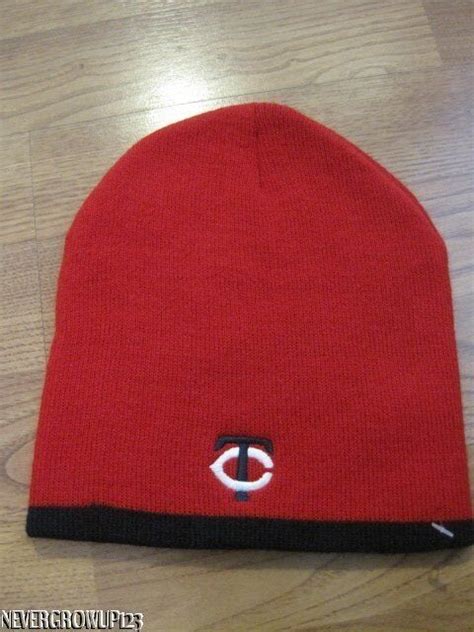 Minnesota Twins Red Stocking Hat~beanie Cap~nwt Ebay
