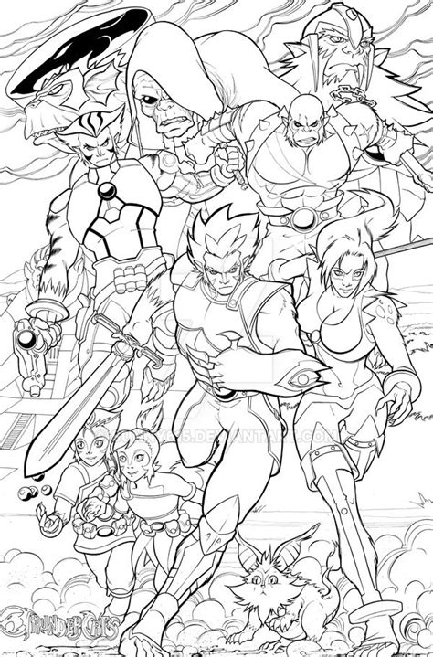 Up to 12,854 coloring pages for free download. Thundercats HO inked by sunny615 | Thundercats, Ink ...
