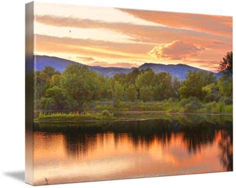 Boulder County Lake Sunset Landscape By James Sunset Landscape